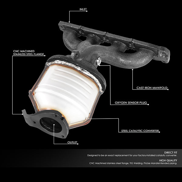 CAAP, Factory Replacement Catalytic Converter 04-08 Chevy Malibu 06-08 Pontiac G6 2.2L 2.4L