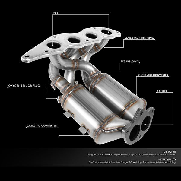 CAAP, Factory Replacement Catalytic Converter 06-12 Mitsubishi Eclipse 2.4L