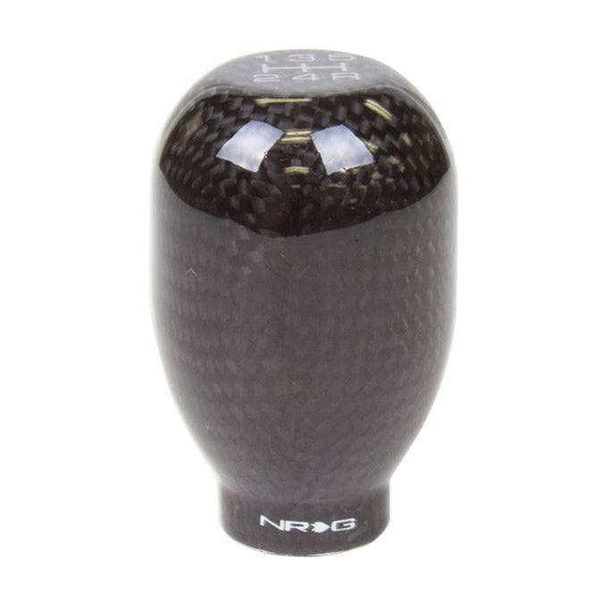 NRG Innovations, Fits Honda Acura 5-Speed MT M10 x 1.5 Carbon Fiber Shift Knob - SK-100B-CH-2-W