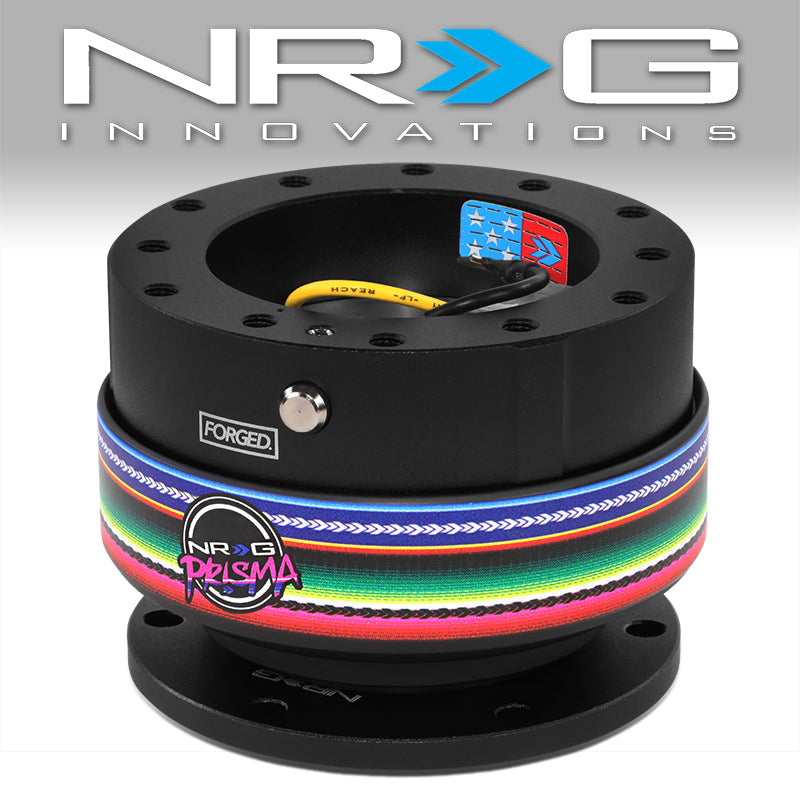 NRG Innovations, Gen 2.0 Aluminum Steering Wheel Quick Release - SRK-200BK-MEXICALI