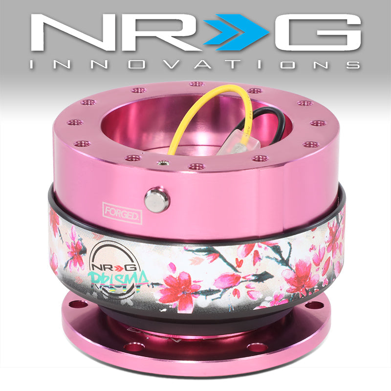 NRG Innovations, Gen 2.0 Aluminum Steering Wheel Quick Release - SRK-200PK-SAKURA