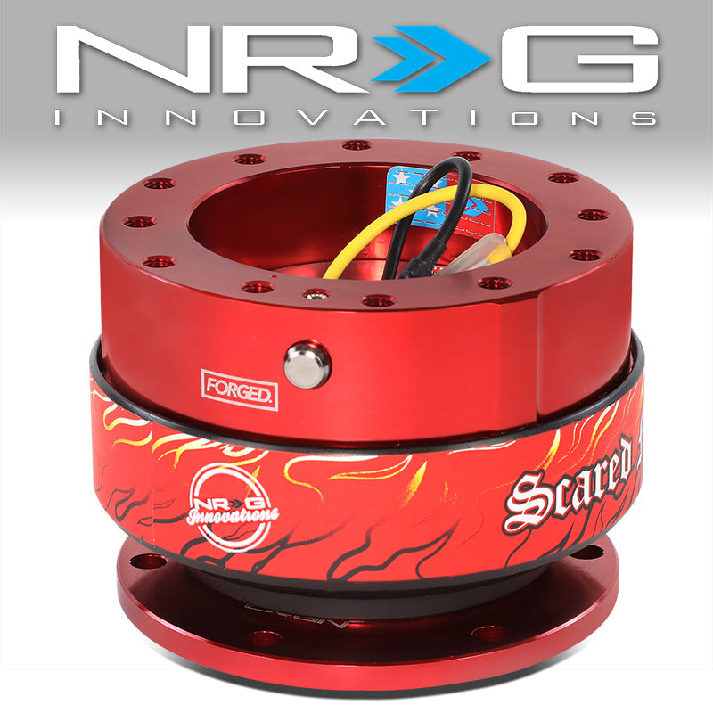 NRG Innovations, Gen 2.0 Aluminum Steering Wheel Quick Release - SRK-200RD-LITT