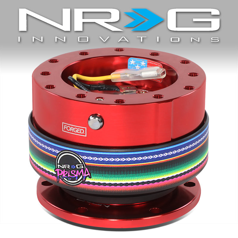 NRG Innovations, Gen 2.0 Aluminum Steering Wheel Quick Release - SRK-200RD-MEXICALI