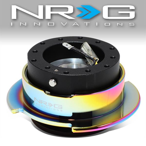 NRG Innovations, Gen 2.5 Aluminum Steering Wheel Quick Release w/Paddle - SRK-250BK-MC