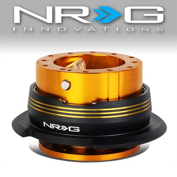 NRG Innovations, Gen 2.9 Aluminum Steering Wheel Quick Release - SRK-290RG-BK-CG