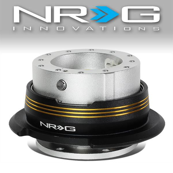 NRG Innovations, Gen 2.9 Aluminum Steering Wheel Quick Release - SRK-290SL-BK-CG