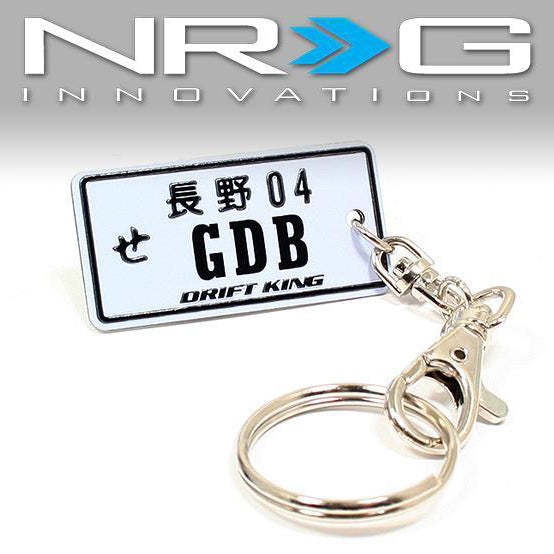 NRG Innovations, JDM Nangano Subaru Impreza GDB License Plate Keychain - KC-100-GDB