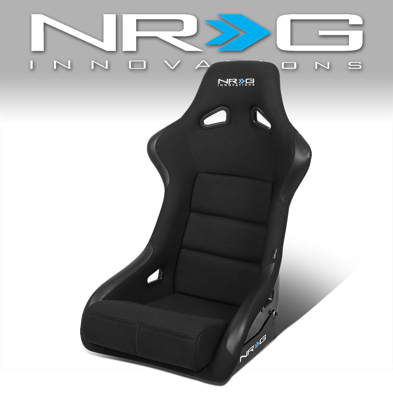 NRG Innovations, Large Size Fiberglass Fixed Back Bucket Racing Seat - FRP-301