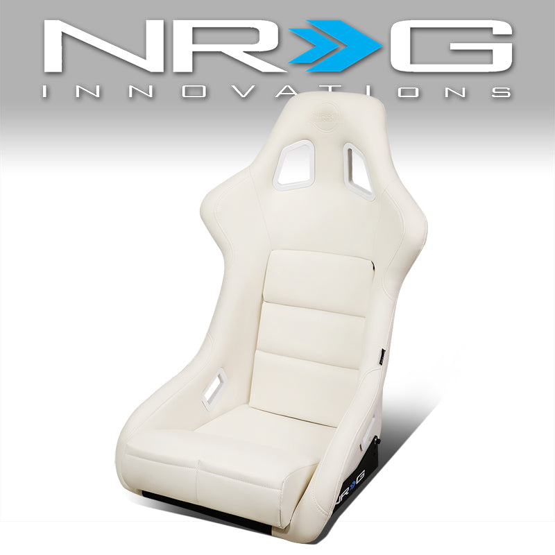 NRG Innovations, Large Size Fiberglass Fixed Back Bucket Racing Seat - FRP-302WT-V