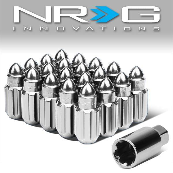 NRG Innovations, M12 x 1.25 20-Piece Bullet Style Lug Nuts [A variety of color options]