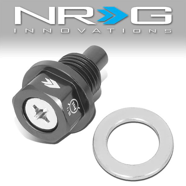 NRG Innovations, M14 x 1.5 Magnetic Oil Drain Plug Bolt - Aluminum - NOP-100GM