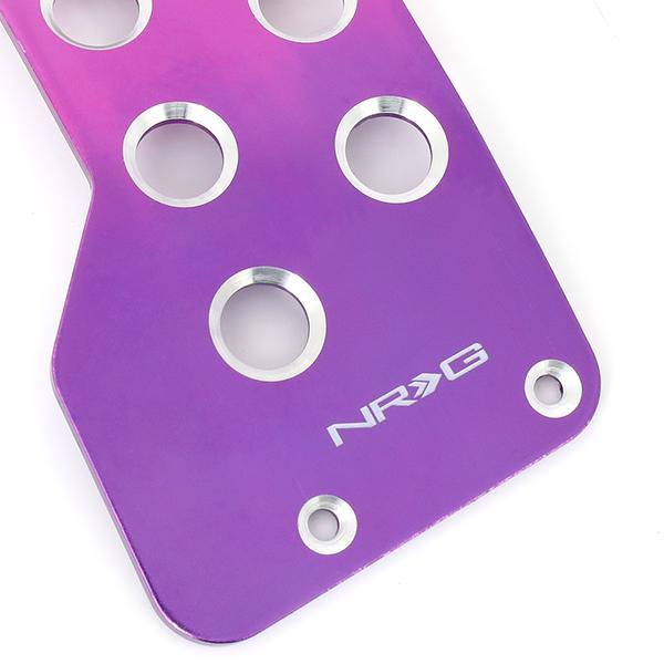 NRG Innovations, MT Manual Transmission Pedal Cover Plates - Aluminum - PDL-500PT