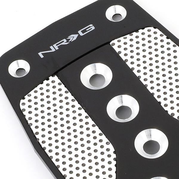 NRG Innovations, MT Manual Transmission Pedal Cover Plates w/Carbon Fiber Trim - PDL-400BK