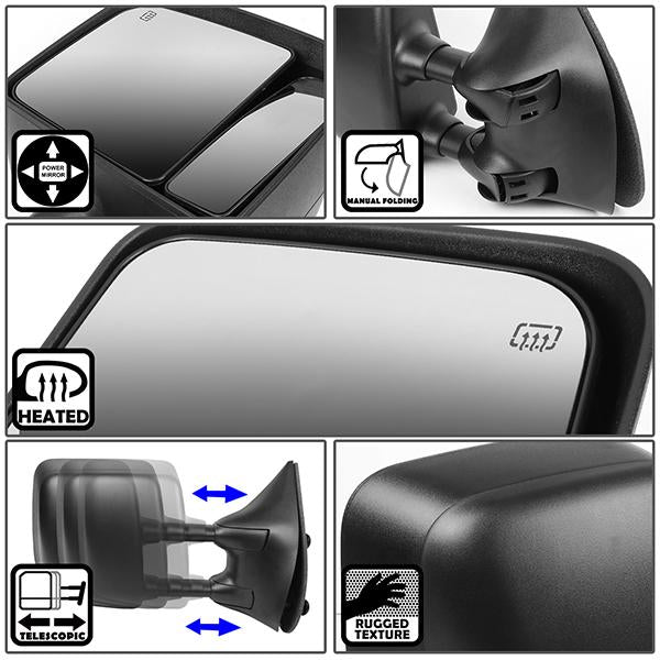 CAAP, Manual Heated Towing Mirror (Right)05-15 Nissan Frontier