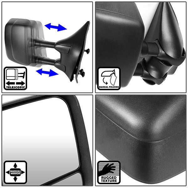 CAAP, Manual Towing Mirror (Right)04-14 Nissan Titan, Armada