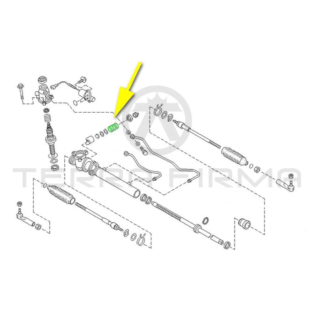 Nissan, Nissan Skyline R32 All (Late) R33 GTR Power Steering Gear Spring 24.67mm