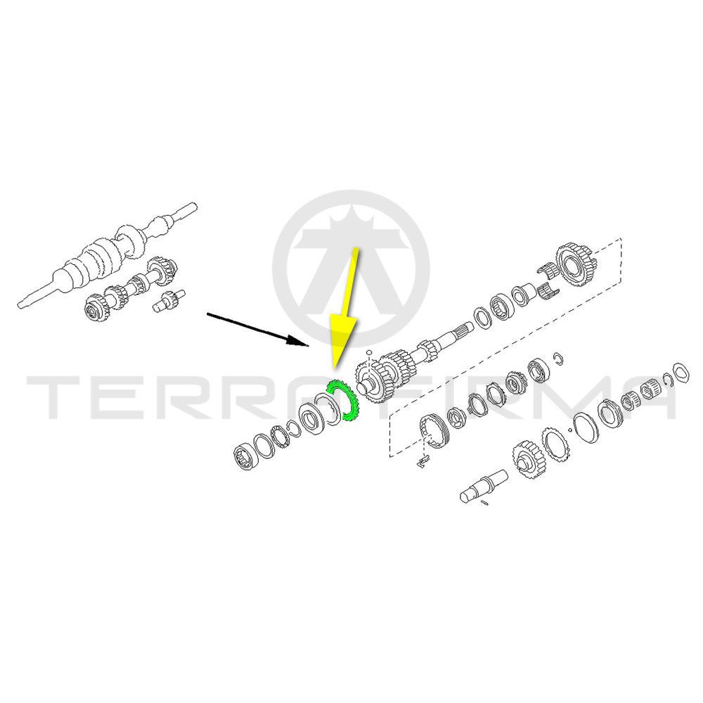 Nissan, Nissan Skyline R32 GTR R33 GTR/GTS25T R34 GT/GTT Transmission Gear Sub Counter Drive Gear