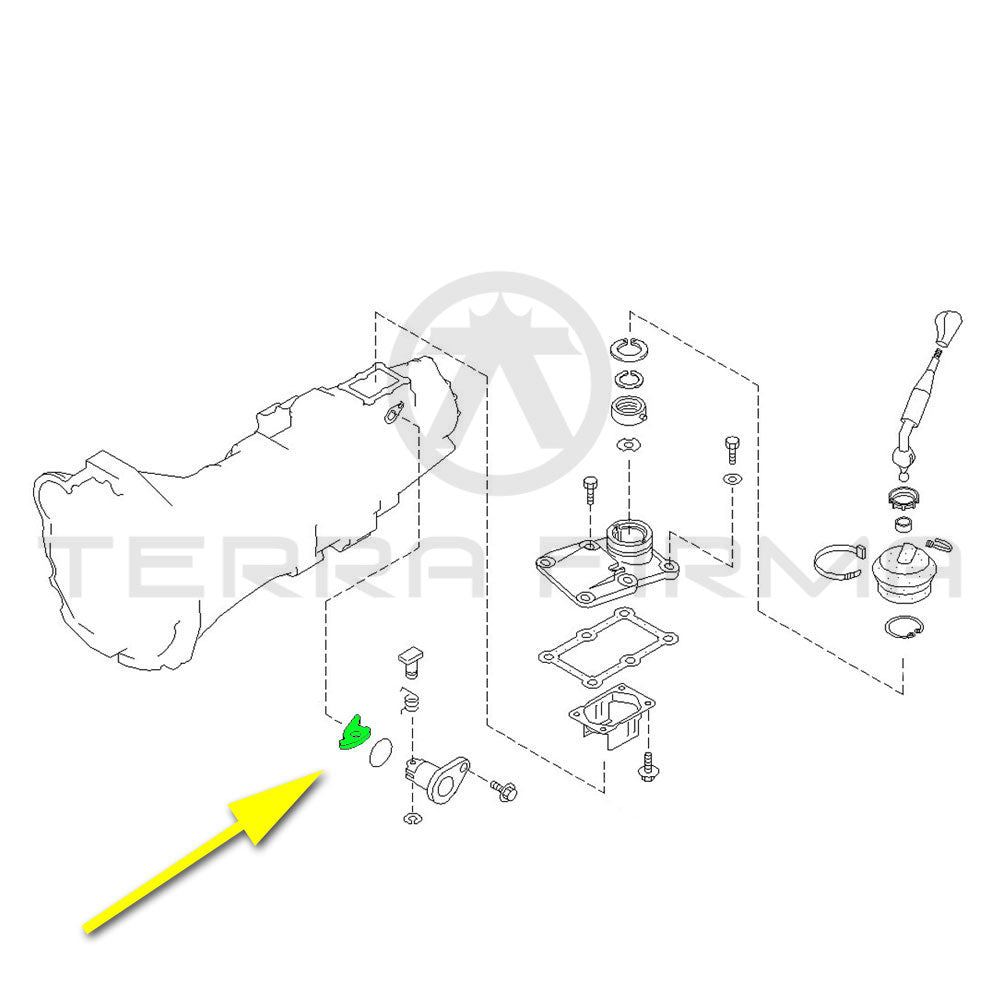 Nissan, Nissan Skyline R32 R33 GTR R32 GTS4 5-Speed MT Shift Reverse Checking Cam