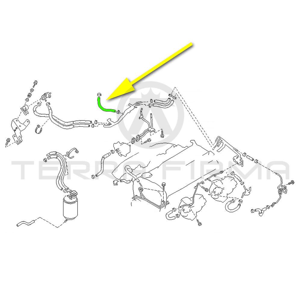 Nissan, Nissan Skyline R32 R33 GTR Vacuum Control Hose B 22320HA