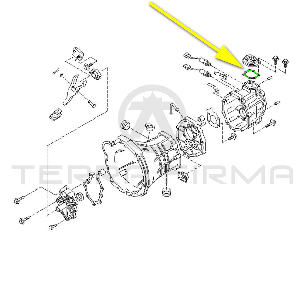 Nissan, Nissan Skyline R32 R33 GTR/GTS4 5-Speed Manual Transmission Upper Extension Cover Gasket