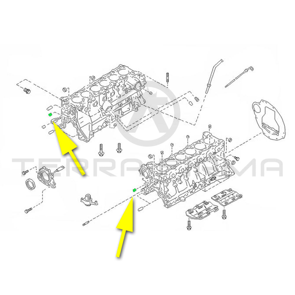 Nissan, Nissan Skyline R32 R33 R34 Block Taper Plug (11021AA) RB26/25/20