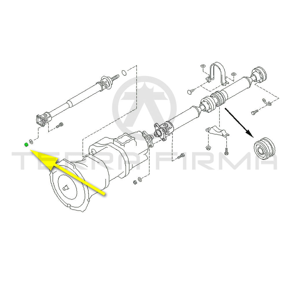 Nissan, Nissan Skyline R32 R33 R34 Front Driveshaft/Propeller Shaft Mount Bolt Lock Nut (All Wheel Drive)