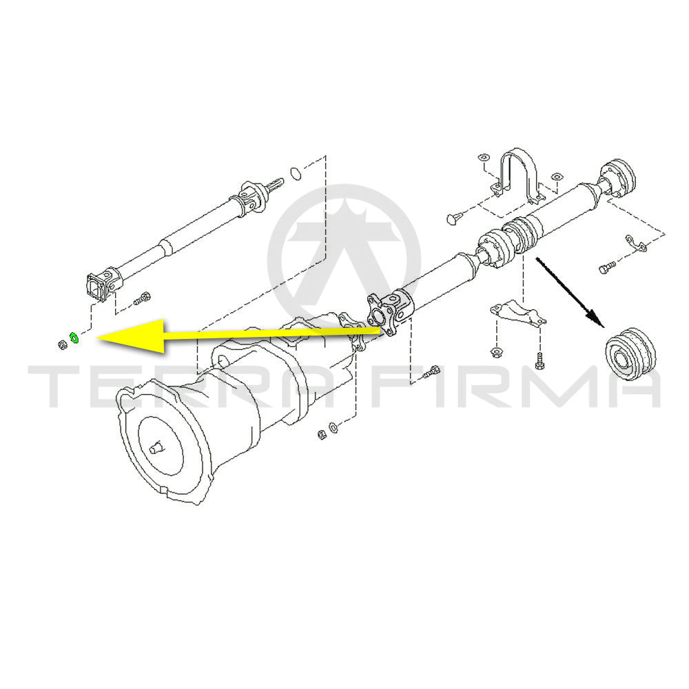 Nissan, Nissan Skyline R32 R33 R34 Front Driveshaft/Propeller Shaft Mount Bolt Spring Washer (All Wheel Drive)