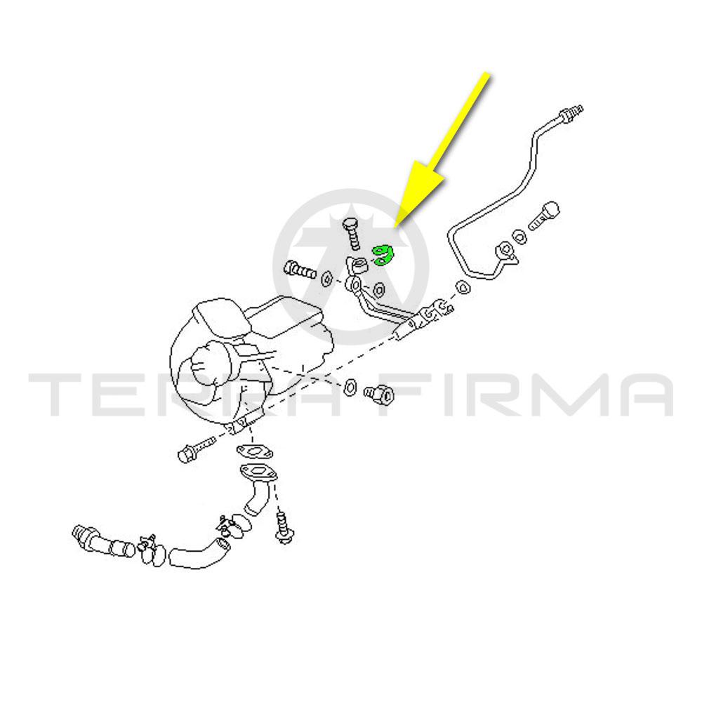 Nissan, Nissan Skyline R32 R33 R34 GTR Turbo Water Eye Bolt Gasket