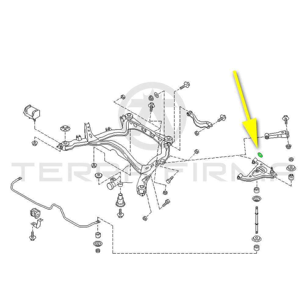 Nissan, Nissan Skyline R32 R33 R34 Rear Control Arm Bushing Stopper