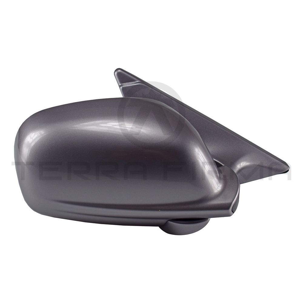 Nissan, Nissan Skyline R34 Folding Side Mirror Assembly KV2 Athlete Silver Right, 2-Door Models