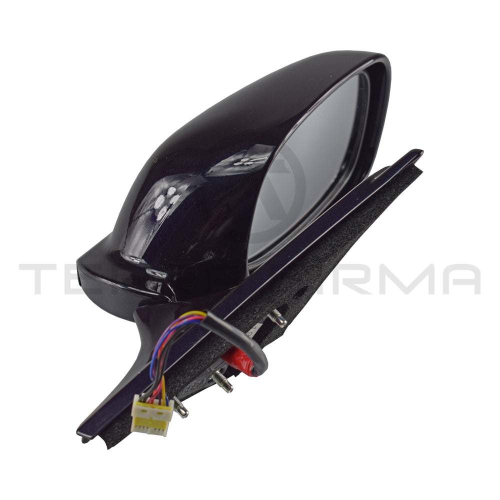 Nissan, Nissan Skyline R34 Folding Side Mirror Assembly LV4 Midnight Purple II Right, 2-Door Models