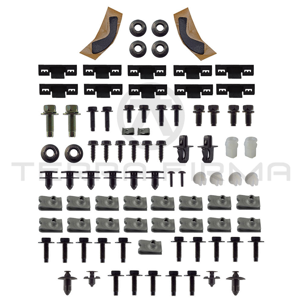 Nissan, Nissan Skyline R34 GTR Front Bumper Fascia Mounting Hardware Kit