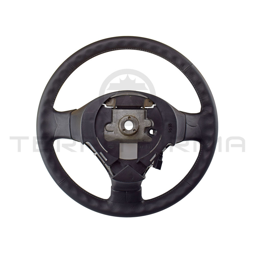 Nissan, Nissan Skyline R34 GTR Steering Wheel Assembly Without Pad, Late Gray Stitching