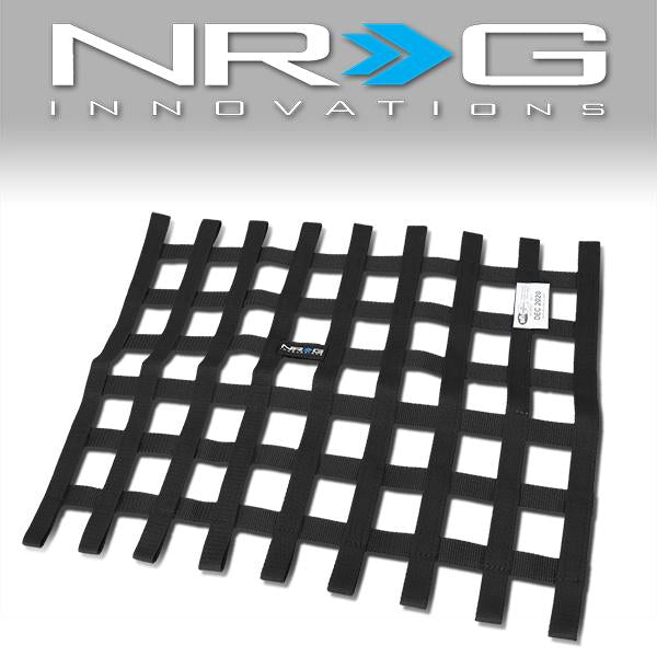 NRG Innovations, Nylon 23 W x 18 H in. Racing Safety Window Net - NET-100BK