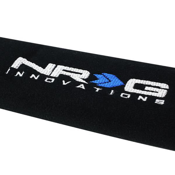 NRG Innovations, Pair Universal 2.7 x 11 in. Seat Belt Cover Shoulder Pads - SBP-27BK