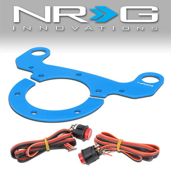 NRG Innovations, Steering Wheel Extended Mounted Dual Control Switch - WDD-101BL