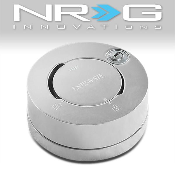 NRG Innovations, Thin Steering Wheel Quick Release Lock w/Keys - SRK-101LS