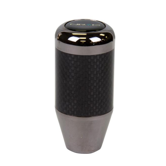 NRG Innovations, Universal Fatboy Style Aluminum w/Carbon Fiber Shift Knob - SK-400BC