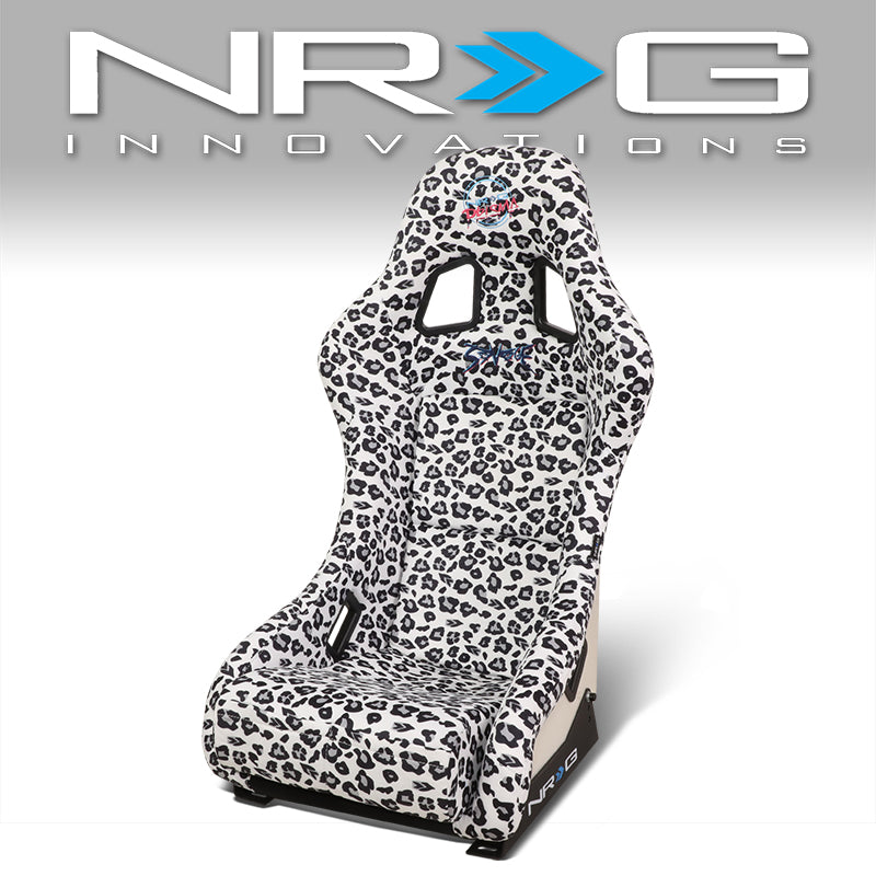 NRG Innovations, Vegan Micro Fiber Fix Back Racing Bucket Seat - FRP-303-WT-SAVAGE