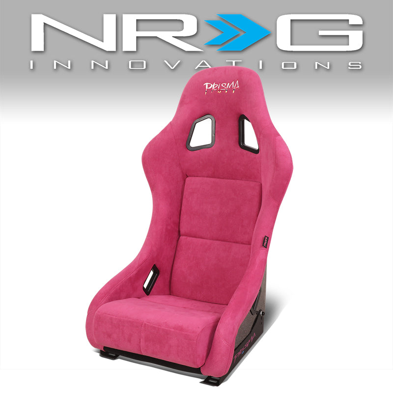 NRG Innovations, Vegan Micro Fiber Fixed Back Racing Bucket Seat - FRP-303FH-PRISMA