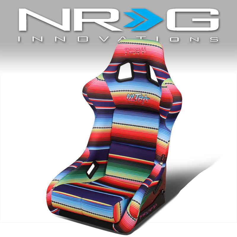 NRG Innovations, Vegan Micro Fiber Racing Seat w/Mount Bracket - FRP-302-MEXICALI